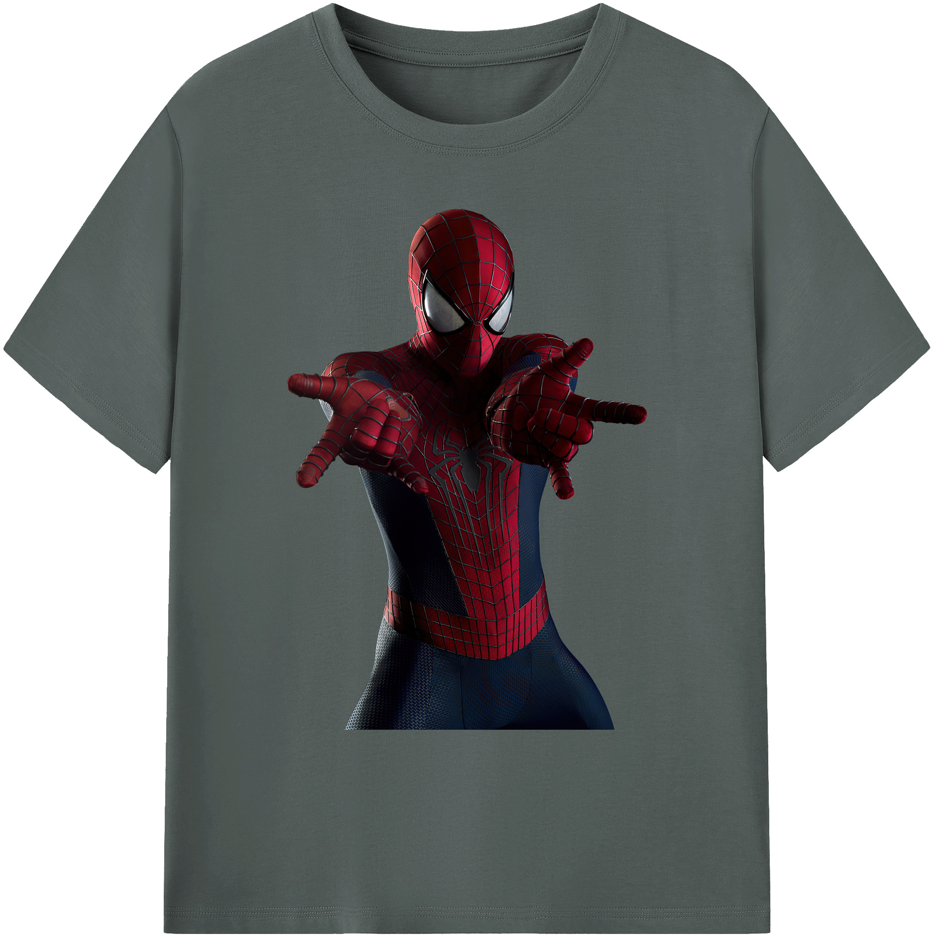 （画像用） Spider Man スパイダーマン 綿100％ メンズ半袖Tシャツ｜肌触りやわらか＆通気性